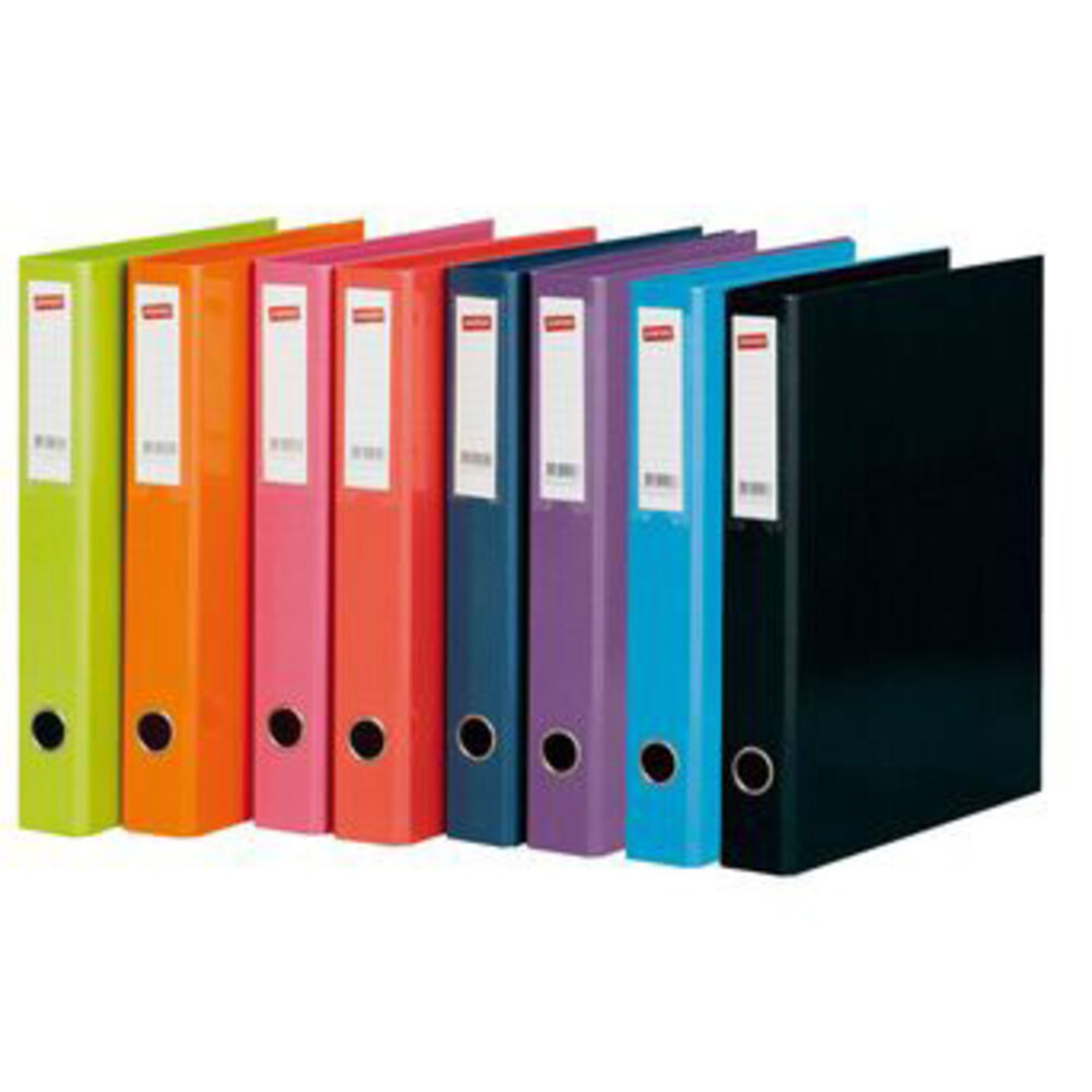 Pasta Arquivo Lisa Lombada Estreita Laranja 10 Unidades