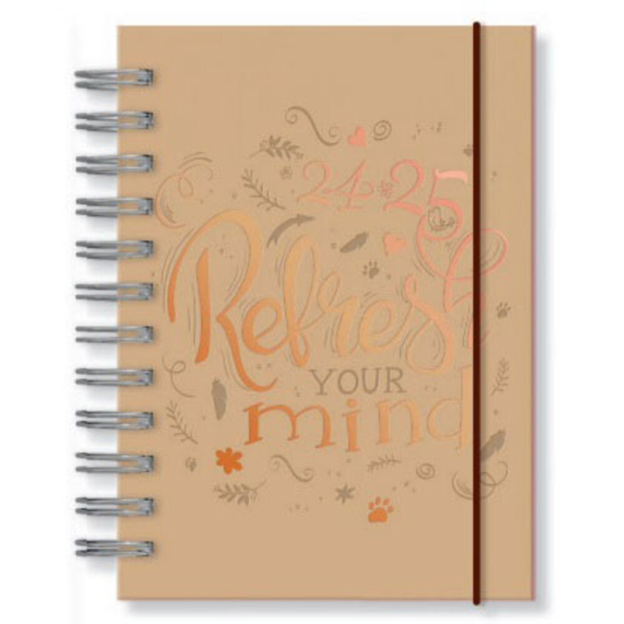 PAPIRO Agenda Escolar Tucson Refresh, A5, Bege