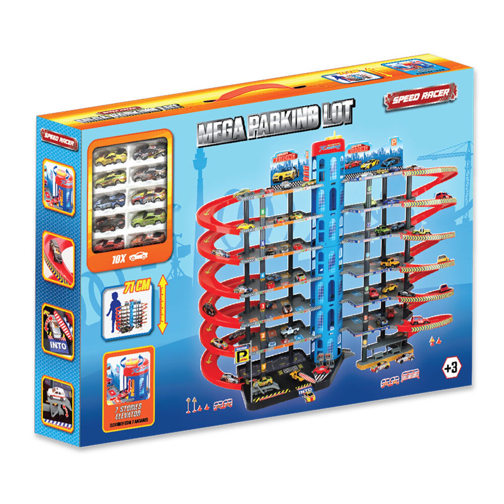 TOPBRANDS Mega Parque de Estacionamento 7 Pisos, +3 Anos