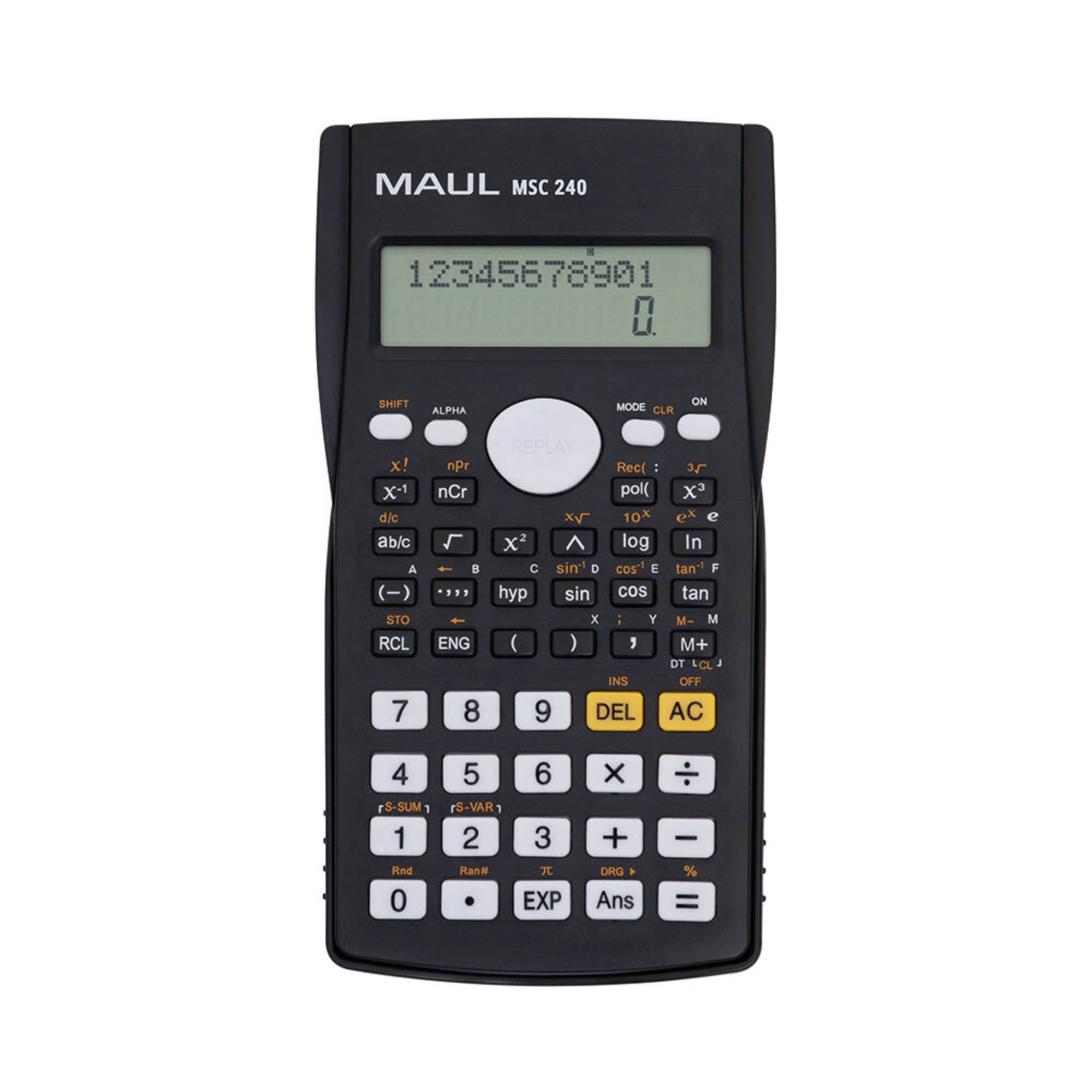 MAUL Calculadora Científica MSC 240, 10-2 Dígitos, Preto