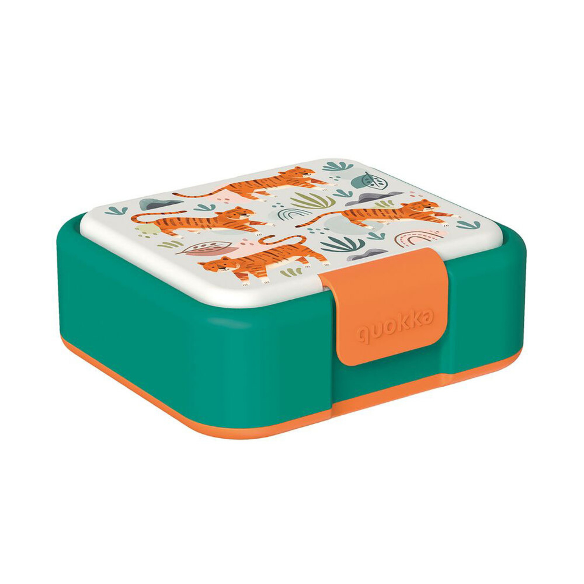 QUOKKA Marmita Tigre, Transparente e Laranja