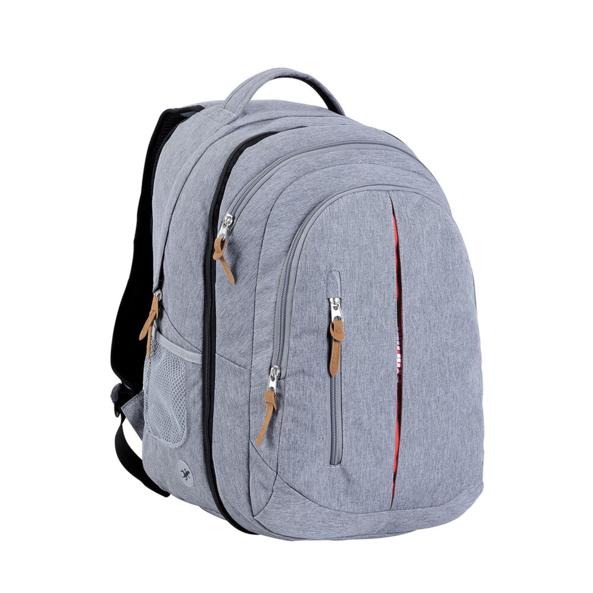 EXPLORE Mochila Escolar 2 em 1 Lian, 450 x 310 x 260 mm, Poliéster, Cinzento