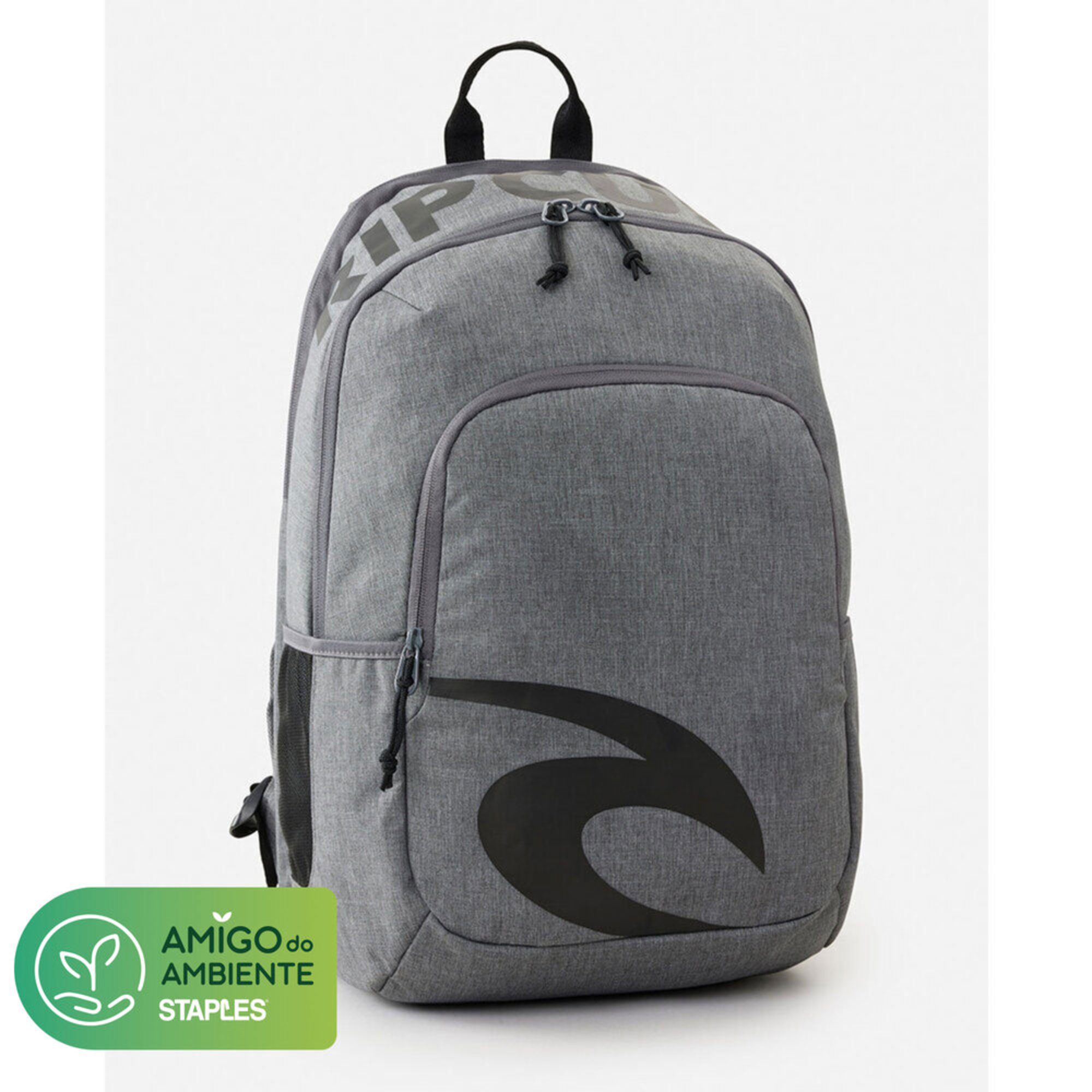 RIP CURL Mochila Escolar Ozone, 490 x 320 x 220 mm, Poliéster Reciclado, Cinzento