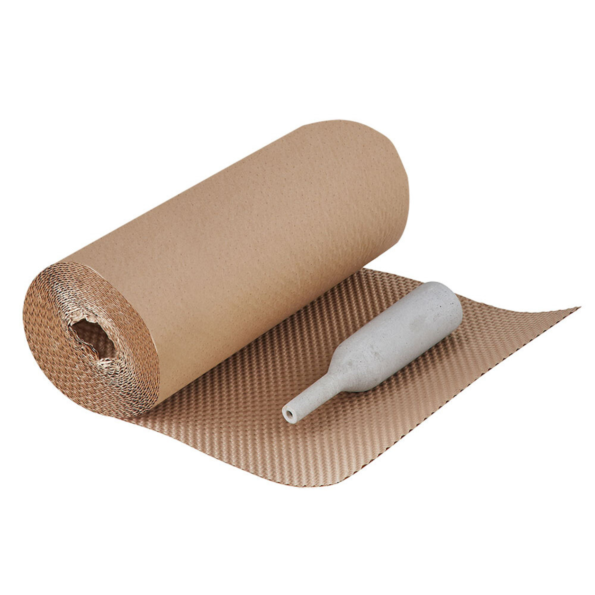 PACK & MOVE Rolo de Papel Bolha, 50 cm x 10 m, Castanho Kraft