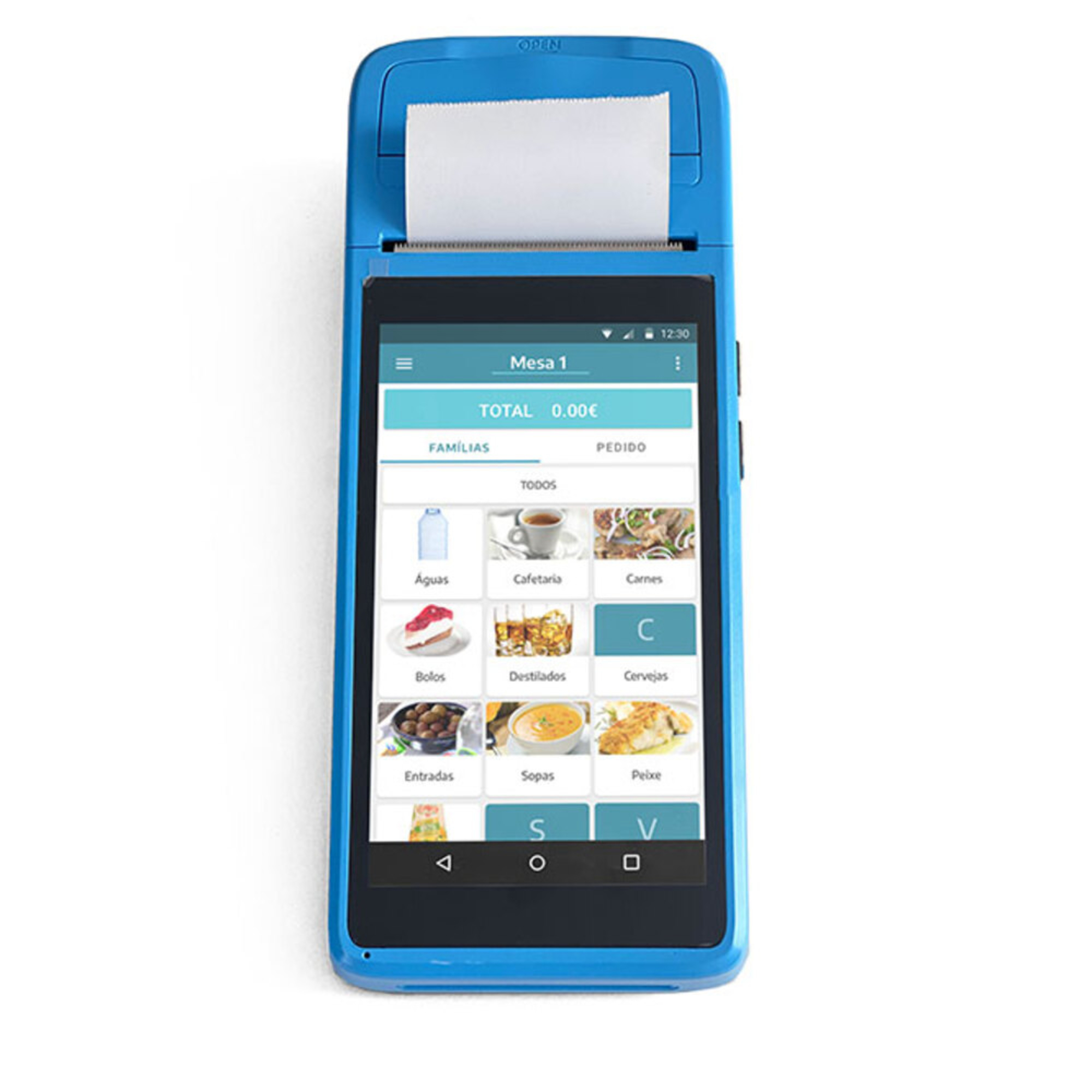 GESTWIN POS Portátil com Software de Gestão Gestwin Pocket, Azul