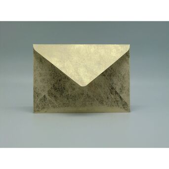 Staples Envelope Decorativo, 120 x 170 mm, Tecido, Dourado
