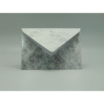 Staples Envelope Decorativo, 120 x 170 mm, Autocolante, Tecido Prateado