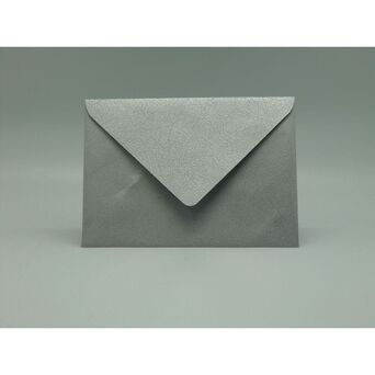 Staples Envelope Decorativo, 120 x 170 mm, Pele, Prateado