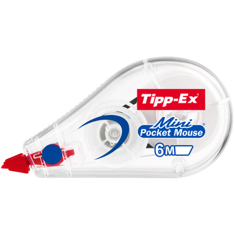 Tipp-Ex Rolo Fita Correctora Mini Pocket Mouse®, 5 mm x 5 m, Transparente