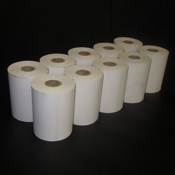 ALBANO ALVES Rolo Térmico, 80 x 70 x 11 mm, Branco, Embalagem de 10 Unidades
