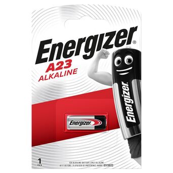 Energizer Pilha Alcalina A23, 12 V, Embalagem 1 Unidade
