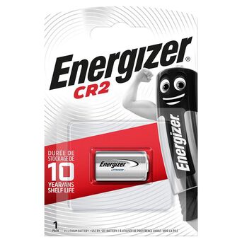 Energizer Pilha CR2 para Câmaras Fotográficas, Lítio, 800 mAh, Embalagem 1 Unidade