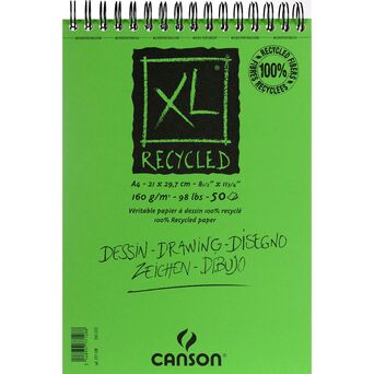 CANSON Bloco Desenho Especial Canson XL Reciclado A4