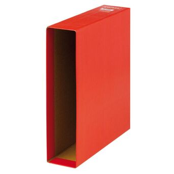Staples Caixa para Pasta de Arquivo, Lombada Larga, 320 x 285 x 80 mm, Vermelho