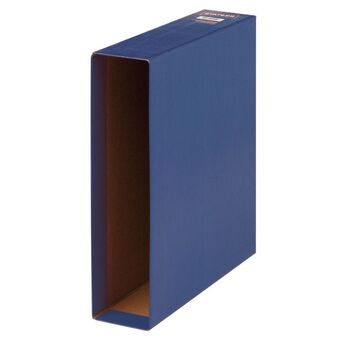 Staples Caixa para Pasta de Arquivo, Lombada Larga,  320 x 285 x 80 mm , Azul
