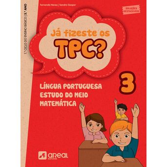 AREAL EDITORES Livro 'Já Fizeste os TPC' Português, Estudo do Meio e Matemática - 3º Ano