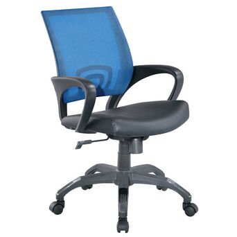 Cadeira Operativa Tempu, Rede Mesh, Azul