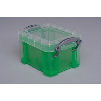 Really Useful Box Caixa de Arrumação Empilhável, Cilíndrica, 0,14 L, 96 x 55 mm, Verde