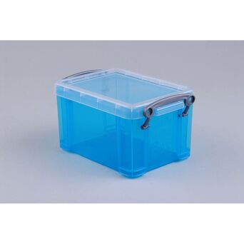 Really Useful Box Caixa de Arrumação, 1,6 L,  110 x 195 x 135 mm, Polipropileno, Azul Claro