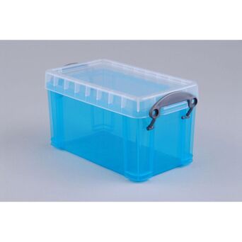 Really Useful Box Caixa de Arrumação, 2,1 L, 125 x 240 x 132 mm, Azul Claro