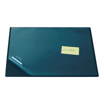Staples Base de Secretária, 50 x 63 cm, PVC, Azul e Cobertura Transparente