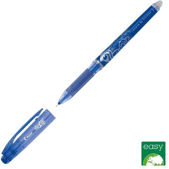 PILOT Esferográfica de Tinta de Gel FriXion Point, Ponta Extrafina de 0,5 mm, Corpo Azul com Pega, Tinta Azul