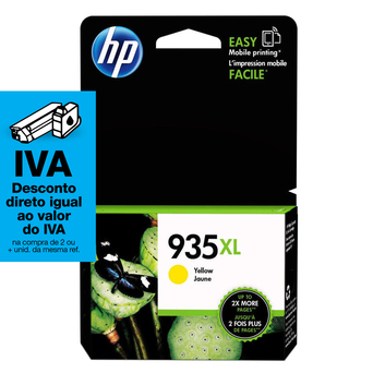 HP Tinteiro Original 935XL de Alto Rendimento, Amarelo, Embalagem Individual, C2P26AE#BGY