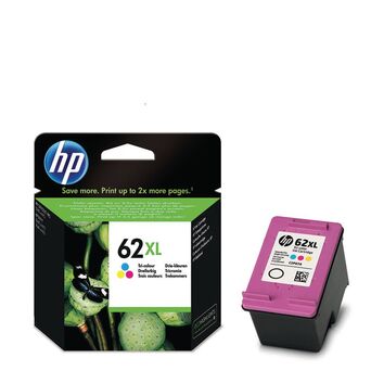 HP Tinteiro Original 62XL de Alto Rendimento, Cor, Individual, C2P07AE