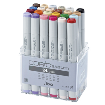 Copic Marcador Sketch Set, 24 Cores