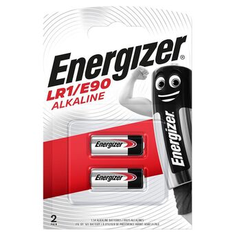 Energizer Pilha Alcalina Mini E90, LR1 Embalagem 2 Unidades