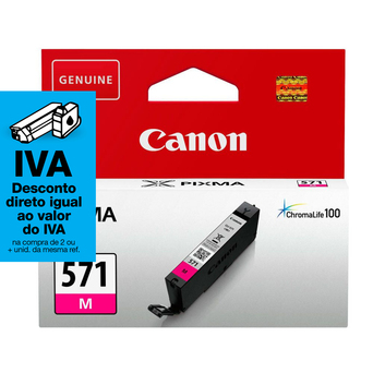 Canon Tinteiro CLI-571M (0387C001) magenta, embalagem individual, rendimento padrão