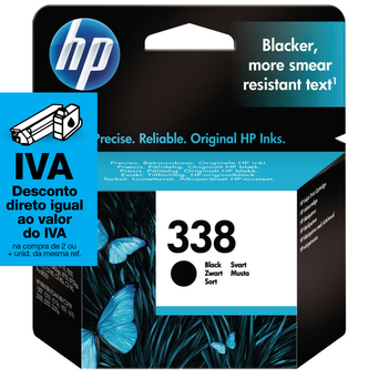 HP Tinteiro Original 338, Preto, Individual, C8765EE