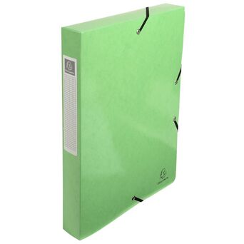 EXACOMPTA Caixa de arquivo Iderama para 350 folhas A4 com lombada de 40 mm, em polipropileno, lima