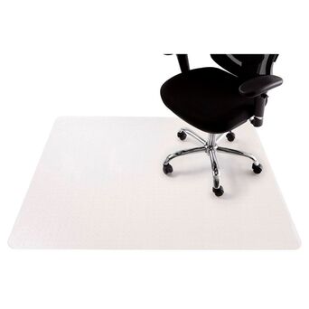 Staples Tapete para cadeira, retangular, 1200 mm x 1500 mm, alcatifa, policarbonato 100% reciclável, transparente