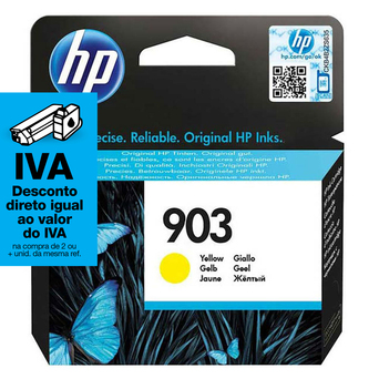 HP Tinteiro Original 903, Embalagem Individual,  Amarelo, T6L95AE#BGY