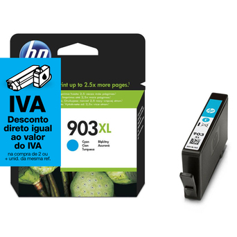 HP Tinteiro Original 903XL, Alto Rendimento, Embalagem Individual, Azul, T6M03AE#BGY