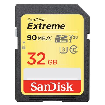 SanDisk Cartão de Memória SDHC Extreme V30 32GB