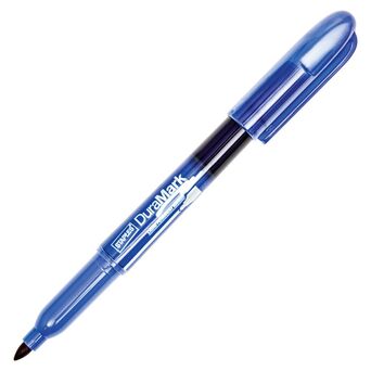 Staples Marcador Permanente  Duramark™, Ponta Redonda, Traço de 1-3 mm de Espessura, Tinta Não Tóxica, Azul