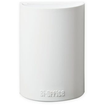BI-OFFICE Copo de suporte para quadro branco, magnético, branco, 110 x 75 x 42 mm
