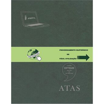 Livro de Atas , A4, Compatível com Impressora Laser e Jato de Tinta, 60 Folhas