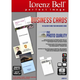LORENZ BELL Cartão Visita Business Pro Quality