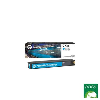 HP Tinteiro PageWide 973X de Elevada Capacidade, Ciano, Embalagem Individual