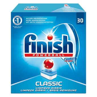 Finish Detergente Máquina Loiça Powerball Classic, 30 Pastilhas