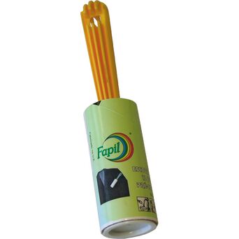 FAPIL Rolo Adesivo para Remover Pelos, 12 Folhas, 1,60 m