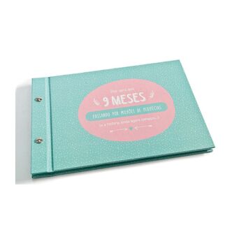 Álbum de Fotografias Fotobook ‘Dos Zero aos 9 Meses’, 30 x 20,5 cm, 54 Páginas, Azul e Rosa