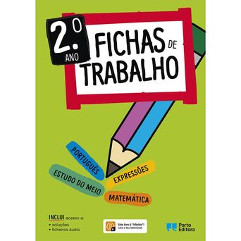 PORTO EDITORA Livro Fichas de Trabalho, 2º Ano
