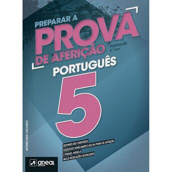 AREAL EDITORES Livro Preparar Prova de Aferição Português 5, 5º Ano