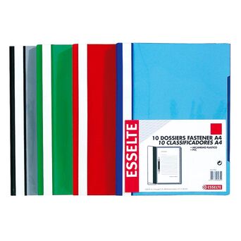 ESSELTE Cassificador com Ferragem, A4, Azul, Embalagem de 10 Unidades