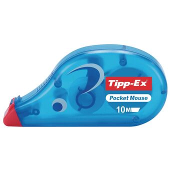 Tipp-Ex Fita Corretora Pocket Mouse, 4.2 mm x 10 m, Azul Transparente