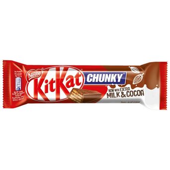 KitKat Chocolate Kit Kat Chunky, Leite & Cacau, 40 g